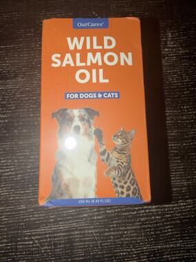 OurCares Wild Salmon Oil for Dogs Or Cats 8.45OZ Ex 12/12/2027
